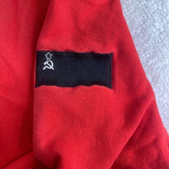 Nintendo Mike Tyson’s Punch-Out Medium Red Hoodie Soda Popinski Vodka Drunkenski - Picture 3 of 15